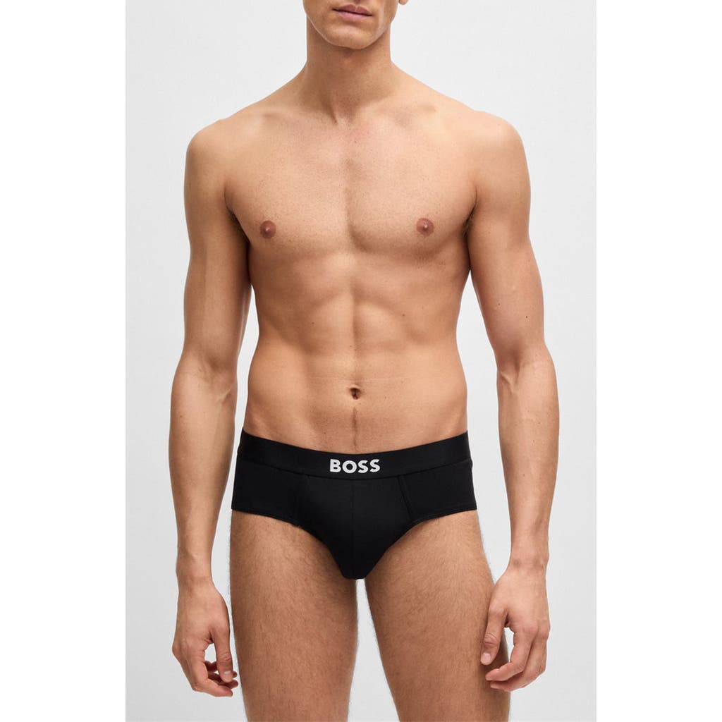HUGO BOSS BOSS ASSORTED 3-PACK POWER STRETCH COTTON BRIEFS