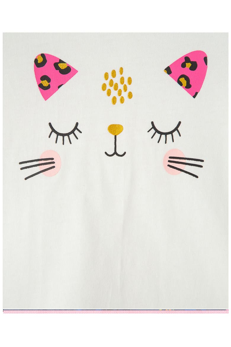 Hooded Vest, Graphic Tee & Leggings Set, Alternate, color, PINK