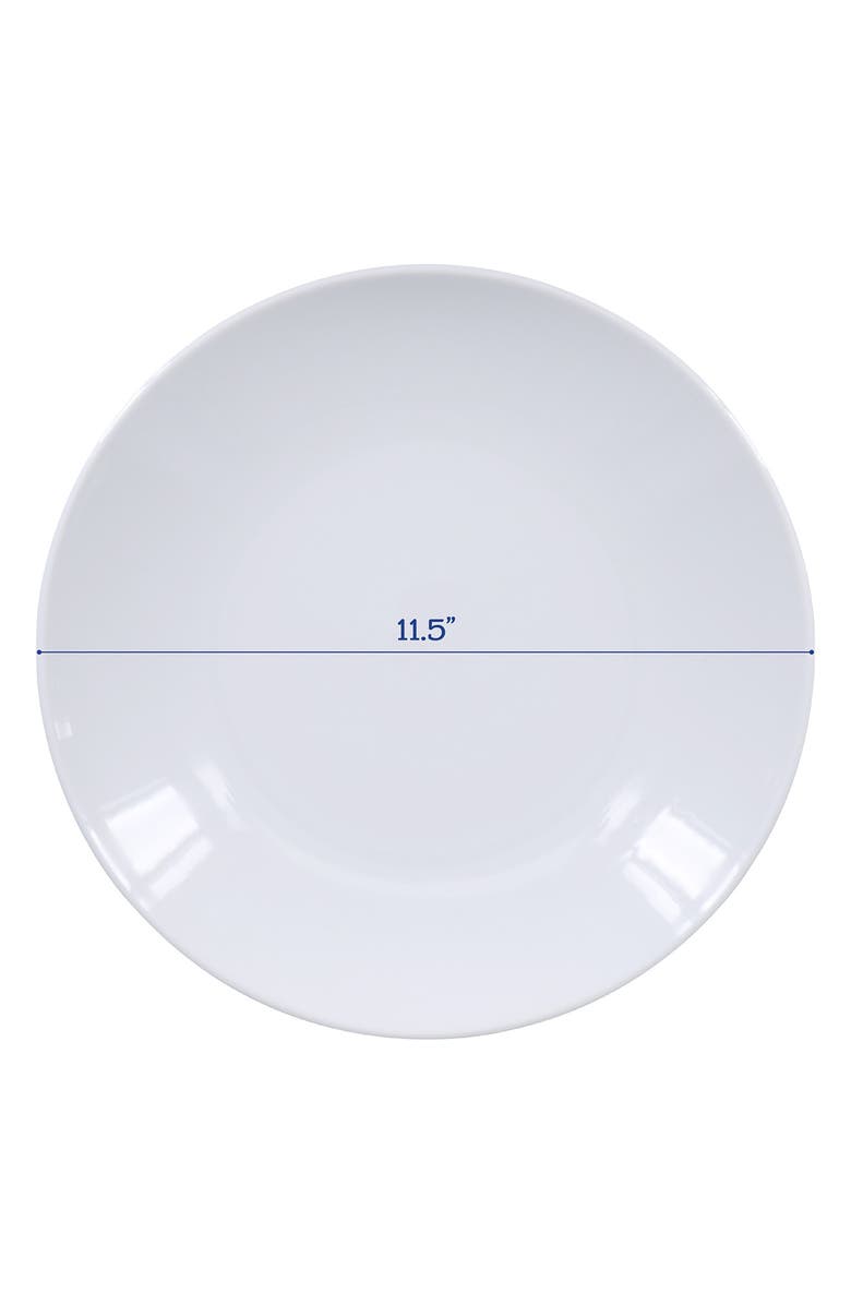 BIA Cordon Bleu Set of 4 Coupe Entrée Plates, Alternate, color, White