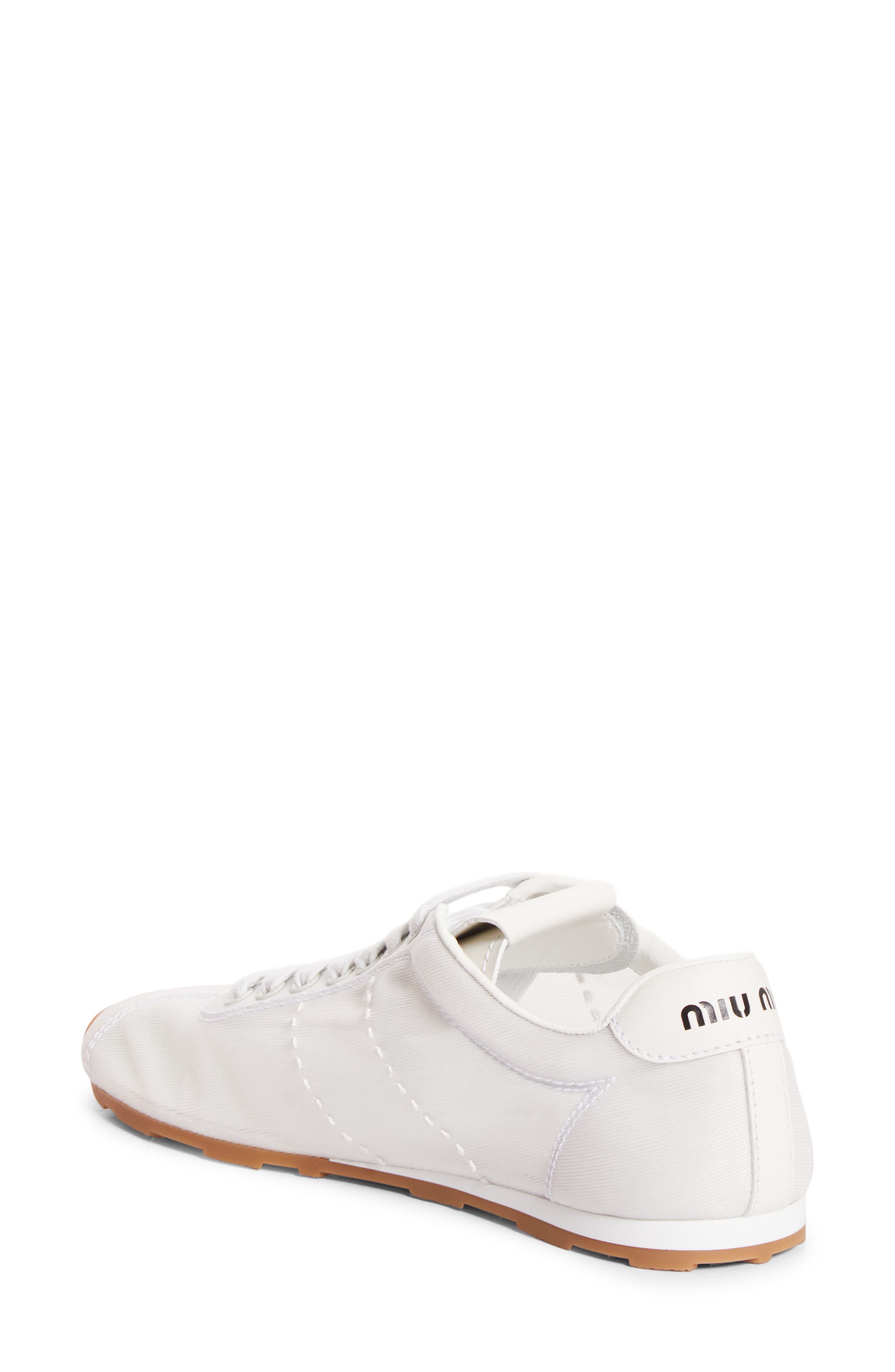 Plume Mesh Sneaker, Alternate, color, BIANCO
