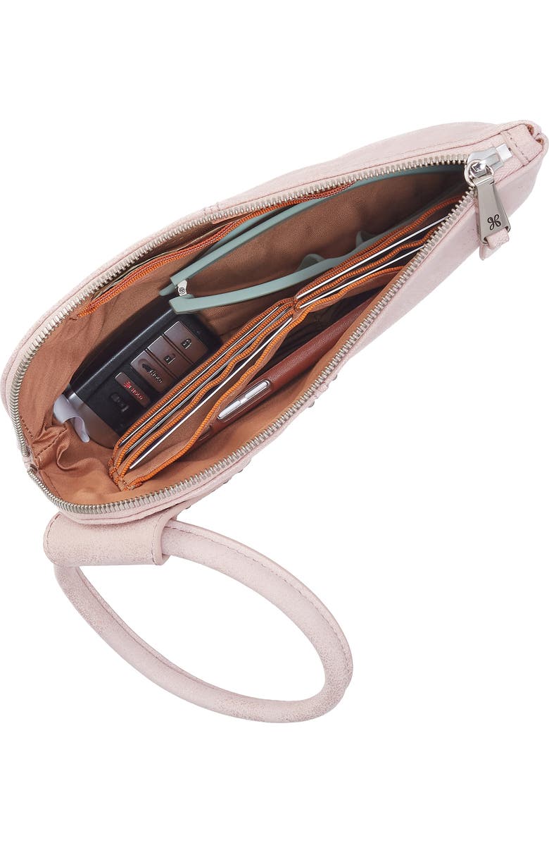 HOBO Sable Leather Wristlet, Alternate, color, Blossom