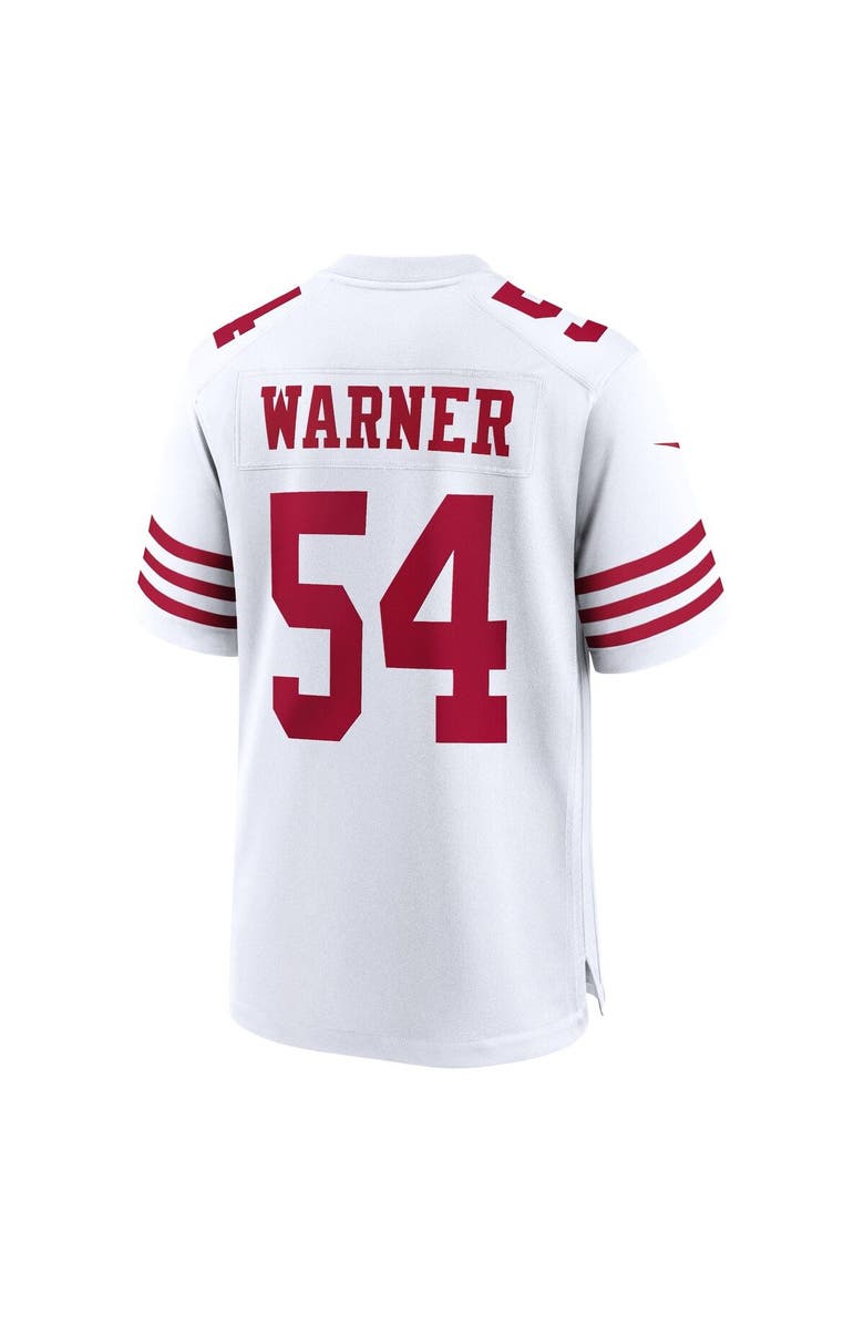 Nike Men's Nike Fred Warner White San Francisco 49ers Player Game Jersey, Alternate, color, White