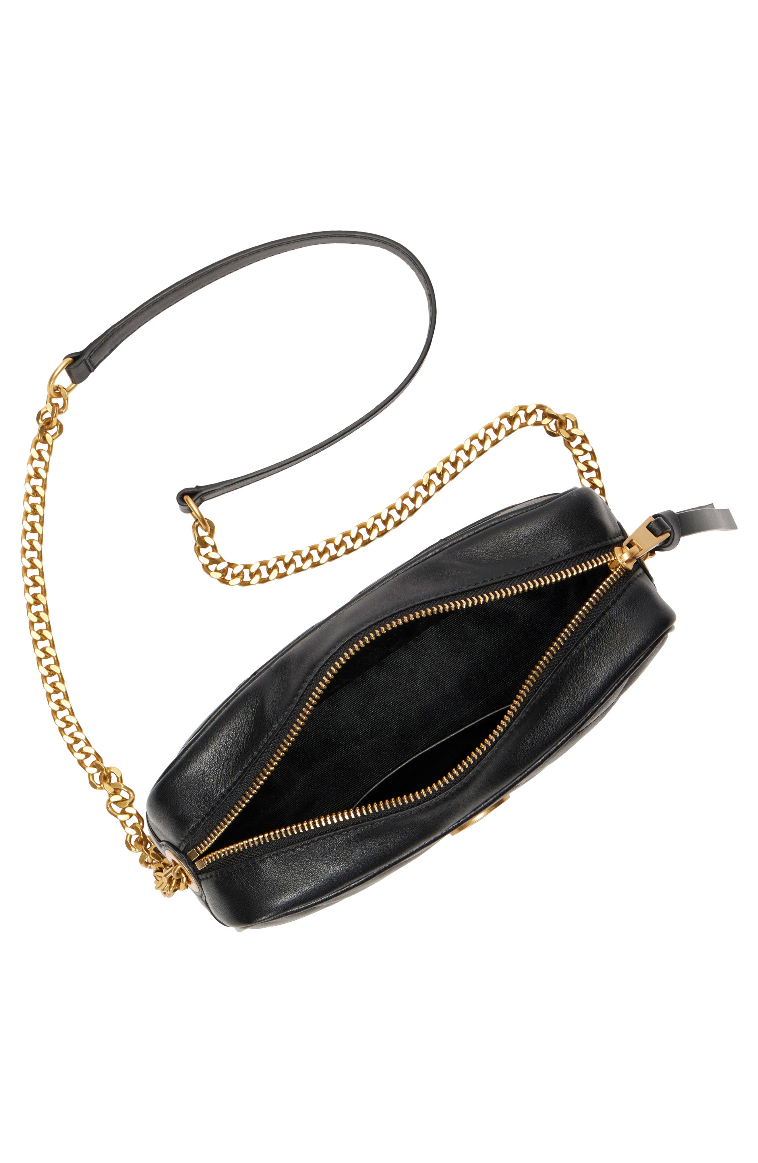 Vince Camuto Kisho Quilted Leather Crossbody Bag, Alternate, color, 