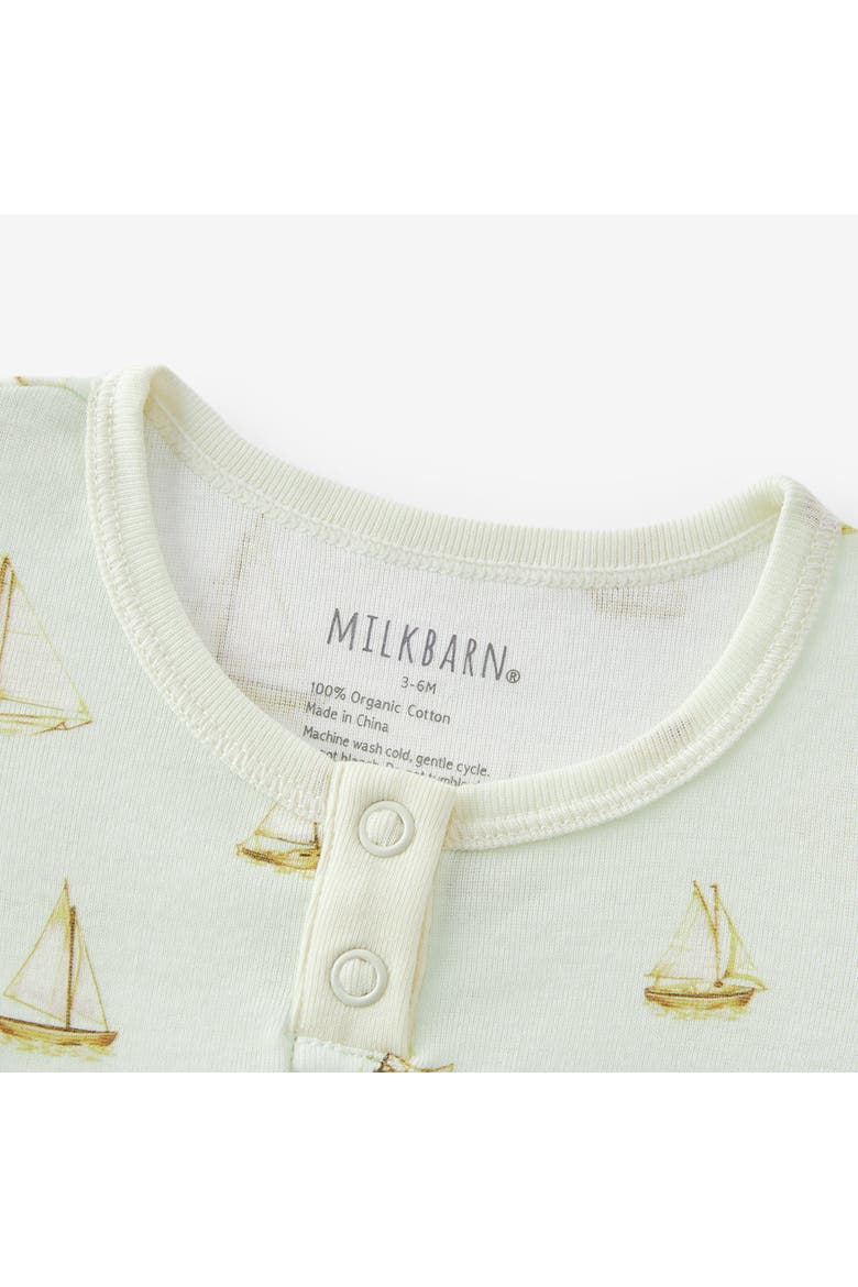 Organic Cotton Shortall, Alternate, color, Sailboat Melody