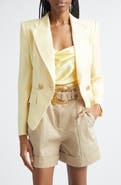 Balmain Double Breasted Natte Jacket