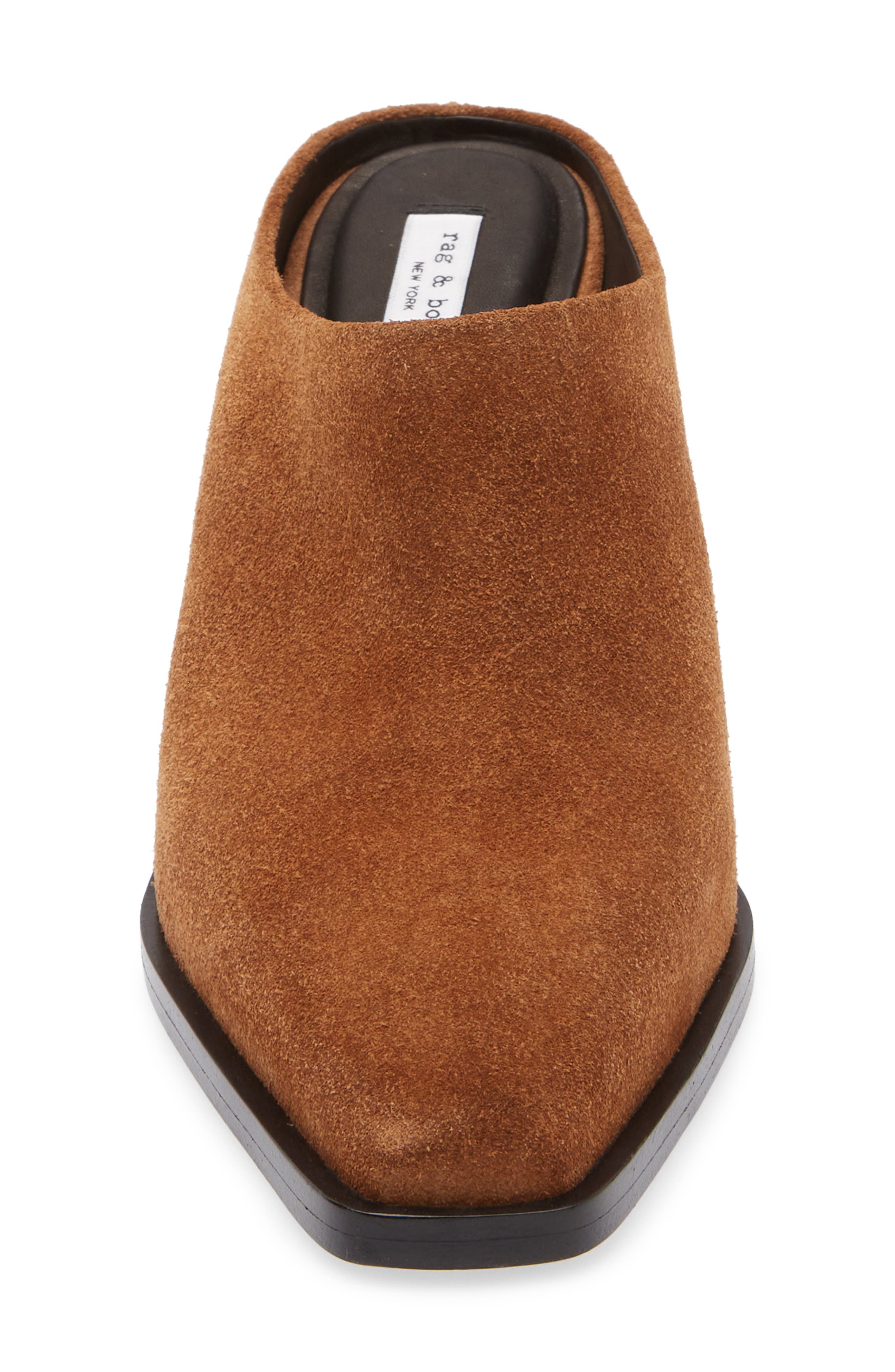 rag & bone Joni Mule, Alternate, color, Brown Suede