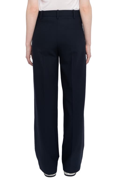 Zadig & Voltaire Panol Tailleur Strass Rhinestone Wide Leg Pants In Black