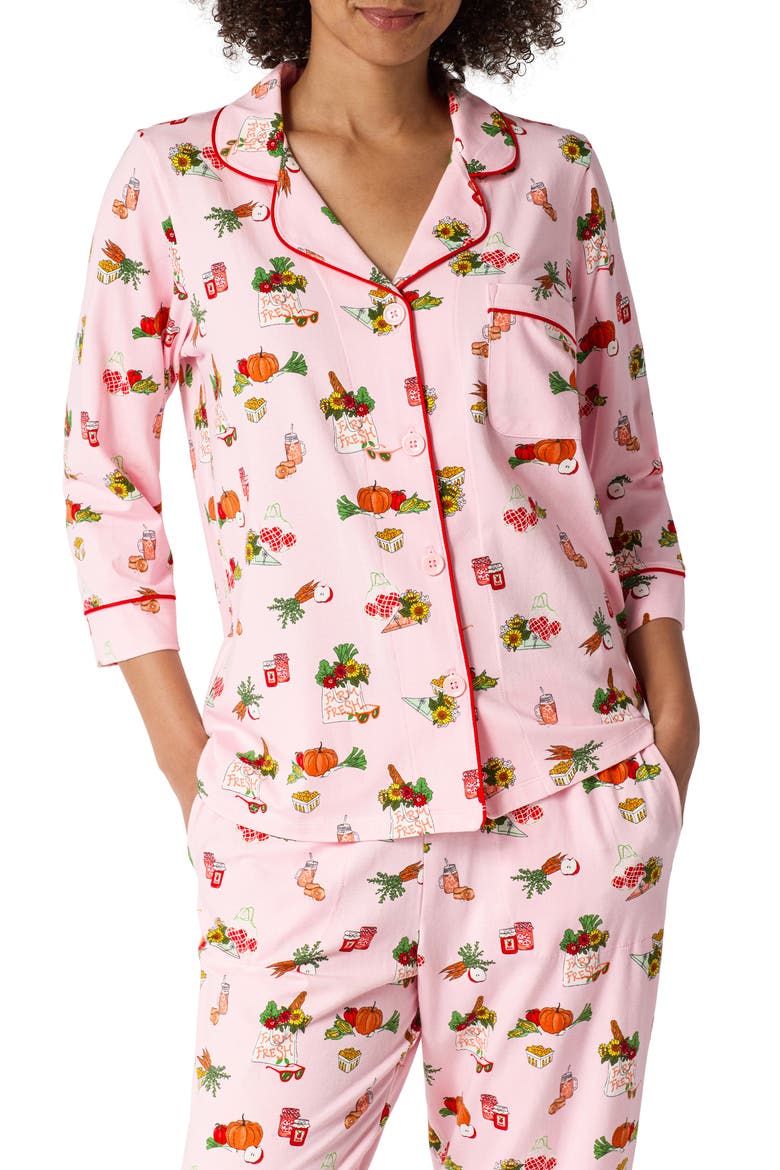 Cropped Pajamas, Alternate, color, FARM FRESH