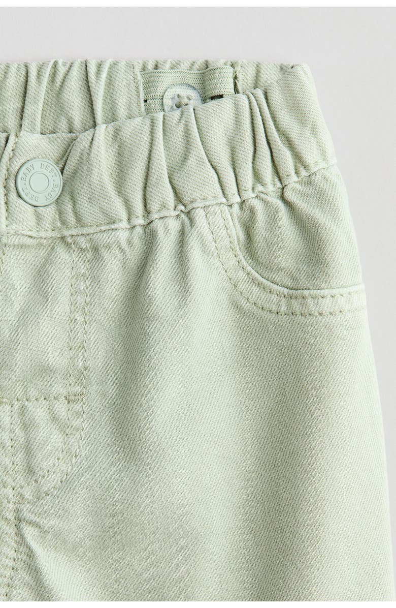 H&M Cotton Trousers, Alternate, color, Light Green