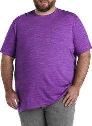 Harbor Bay by DXL Big & Tall Space Dye Pocket T-Shirt