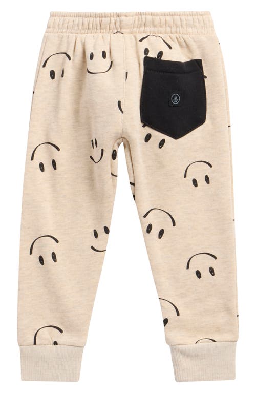 Volcom Fleece Hoodie & Joggers Set In Neutral