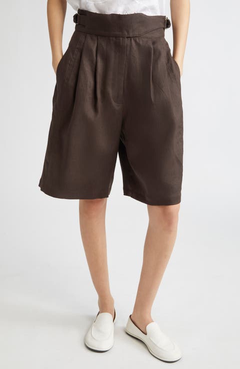 ショートパンツ BODE Women Shorts  Burmudas WRS24BT018 BLACK Black Women's Bode Trouser & Bermuda Shorts | Nordstrom