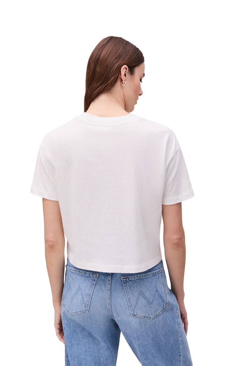 Vintage Jersey Oversized Crop, Alternate, color, White