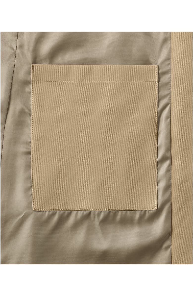 Lands' End Squall Waterproof Modern Trench Coat, Alternate, color, Desert Tan