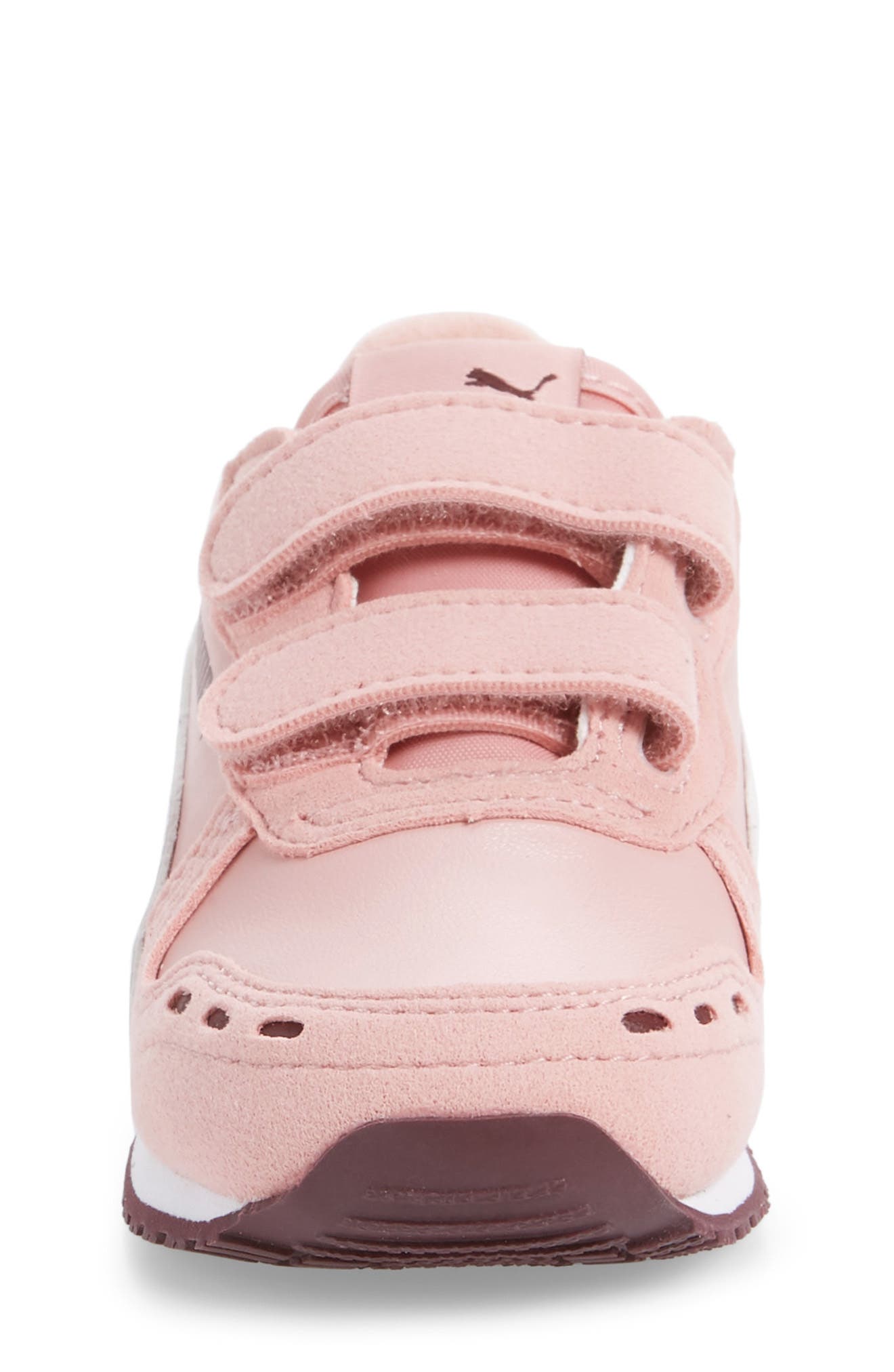 Cabana Racer SL V Sneaker, Alternate, color, BRIDAL ROSE/ PUMA WHITE/ WINE