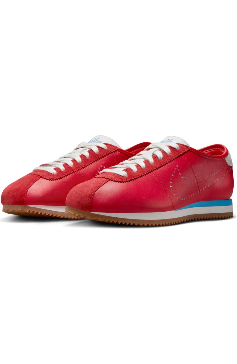 Nike Cortez Leather Sneaker, Main, color, Unviversity Red/ Unvivers Blue