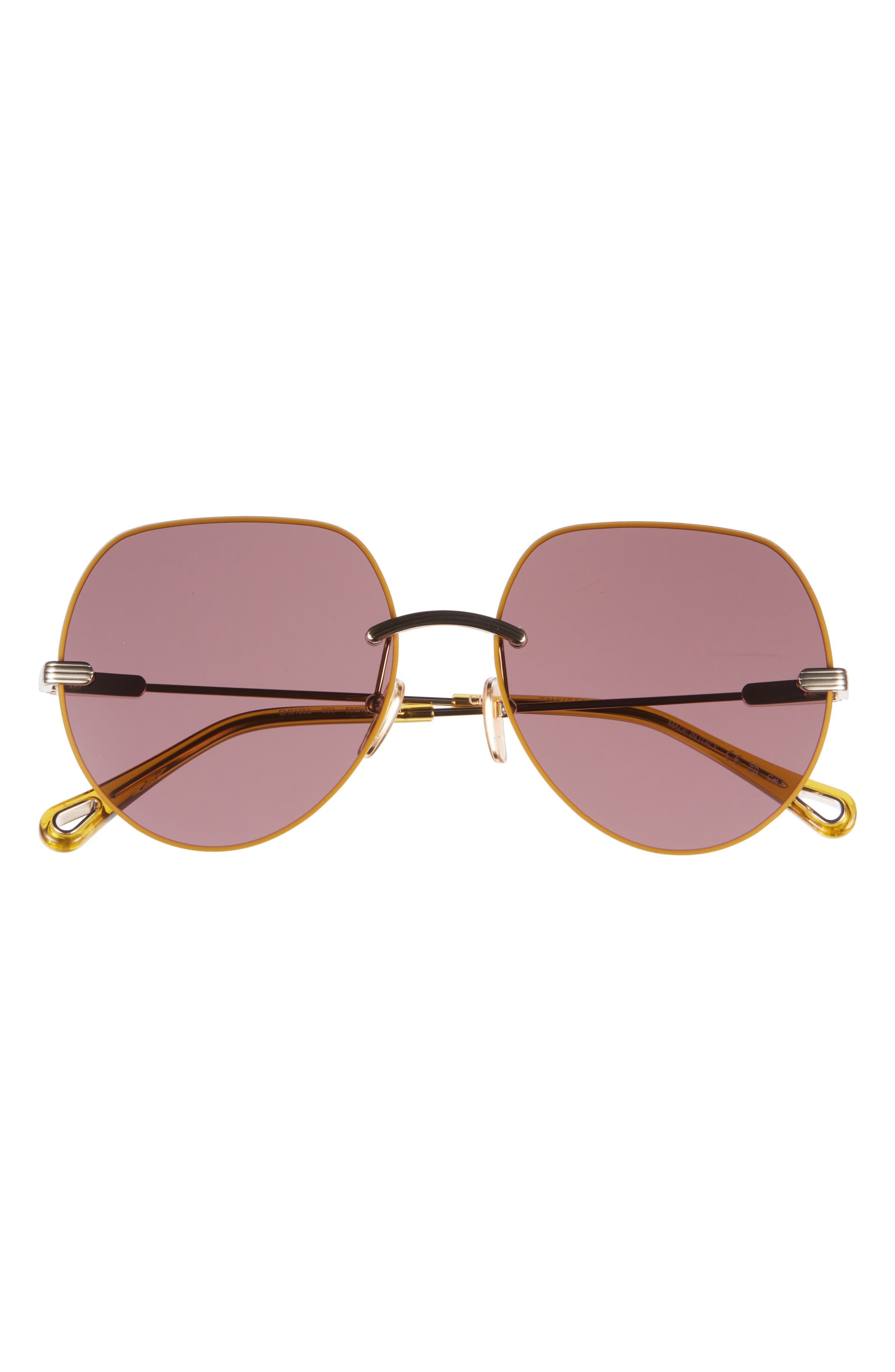 Chloé 58mm Round Sunglasses