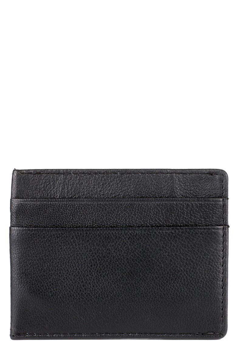 Emblem Front Pocket RFID Magnetic Money Clip, Alternate, color, BLACK