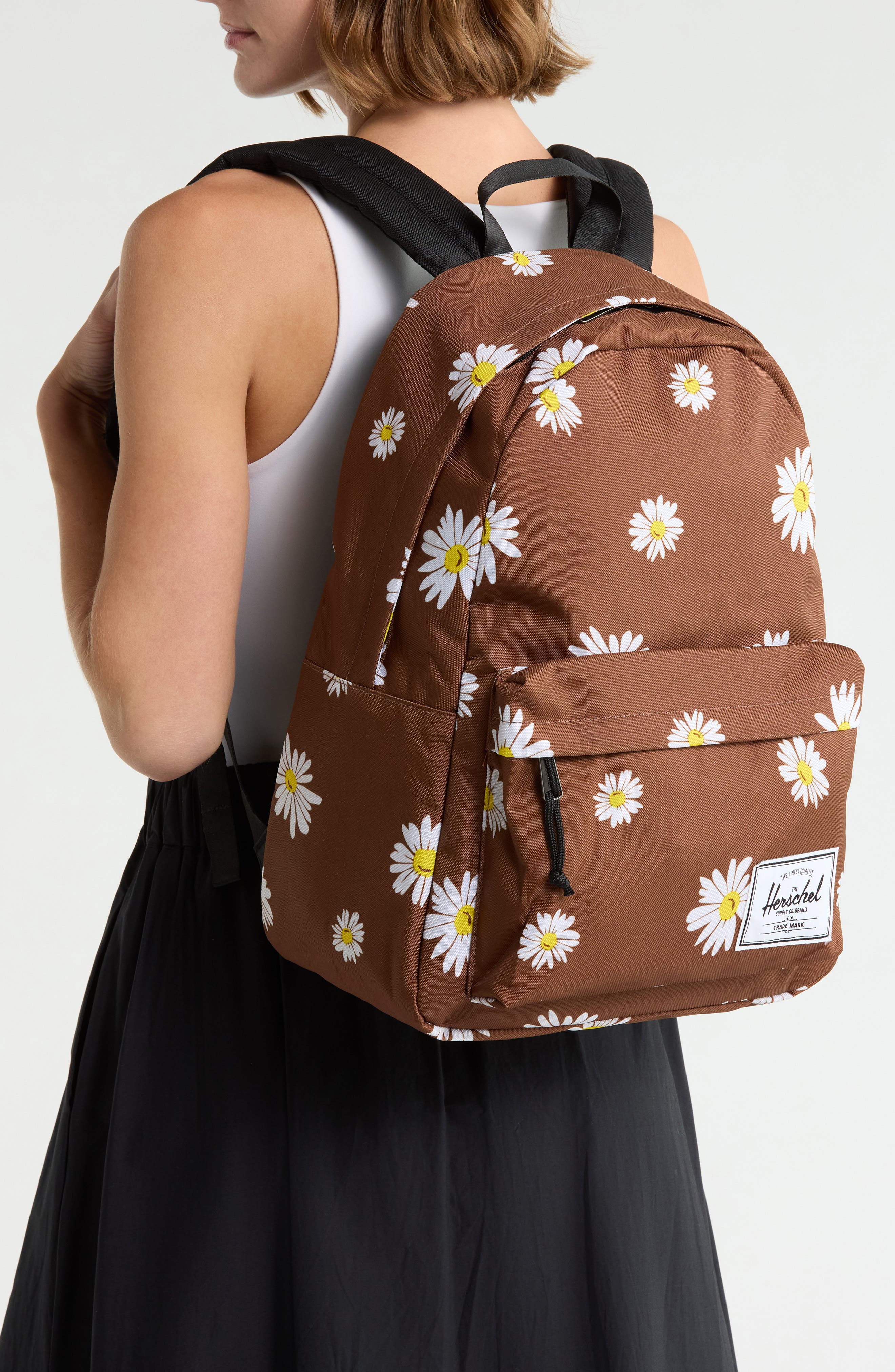 Classic X-Large Backpack, Alternate, color, SADDLE BROWN DAISY