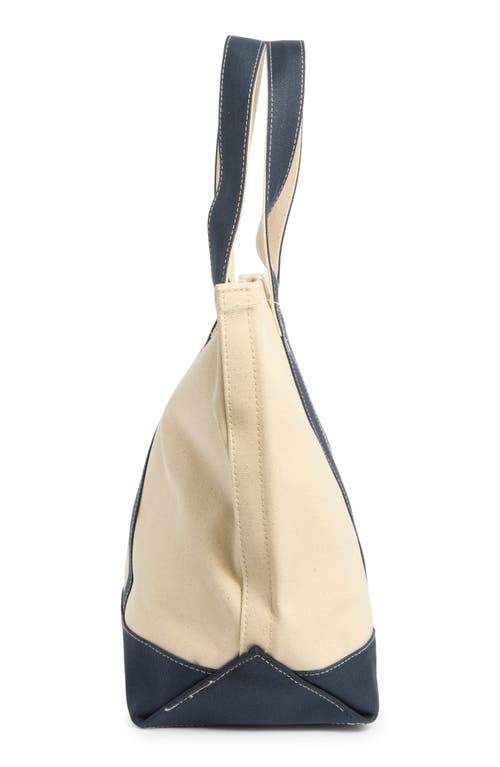 Sporty And Rich Sporty & Rich Eden Crest Colorblock Canvas Tote In Brown