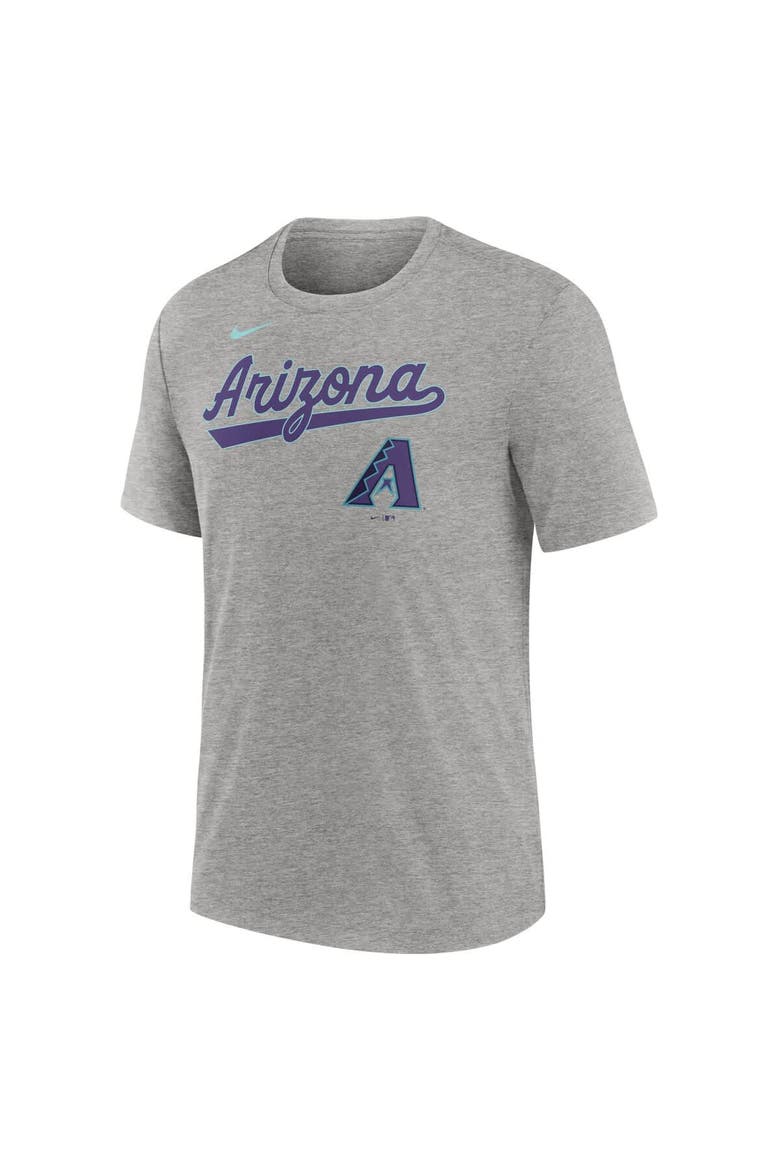 Men's Nike  Heather Charcoal Arizona Diamondbacks 2025 City Connect Tri-Blend T-Shirt, Alternate, color, Heather Charcoal