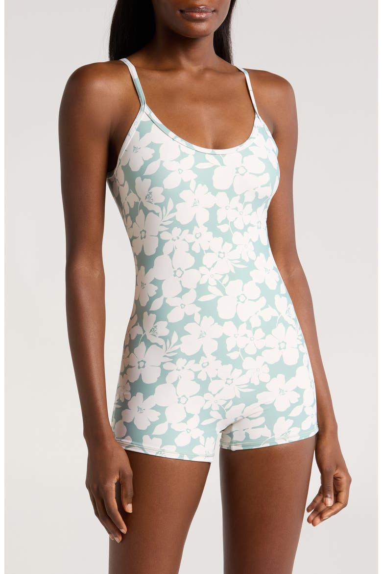 Coco UPF Surf One-Piece Swimsuit, Main, color, SEA GLASS