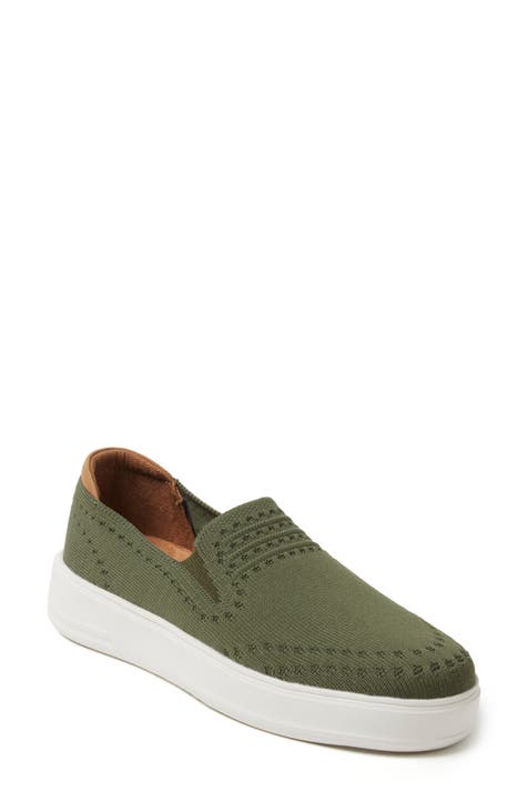 Green slip on shoes womens online