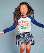 Lands' End Girls Graphic Tee Shirt