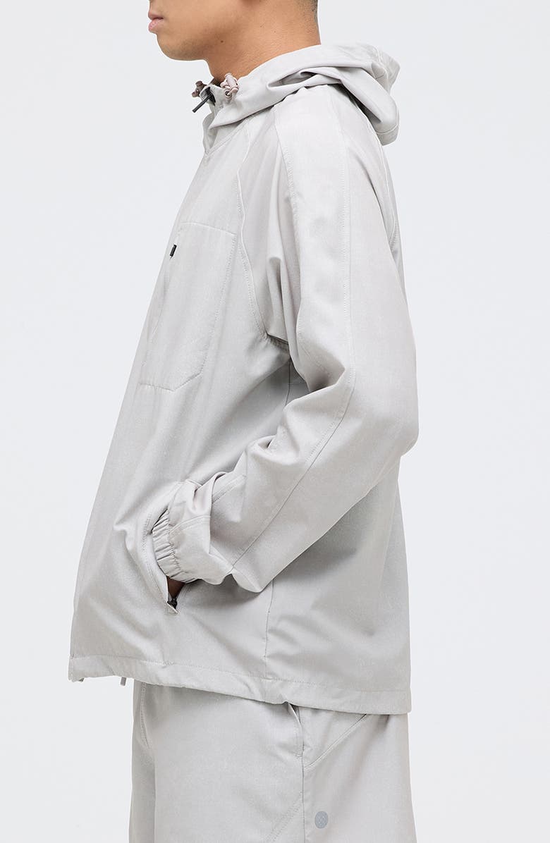 Stance Water Repellent Warm-Up Jacket, Alternate, color, Stringgrey