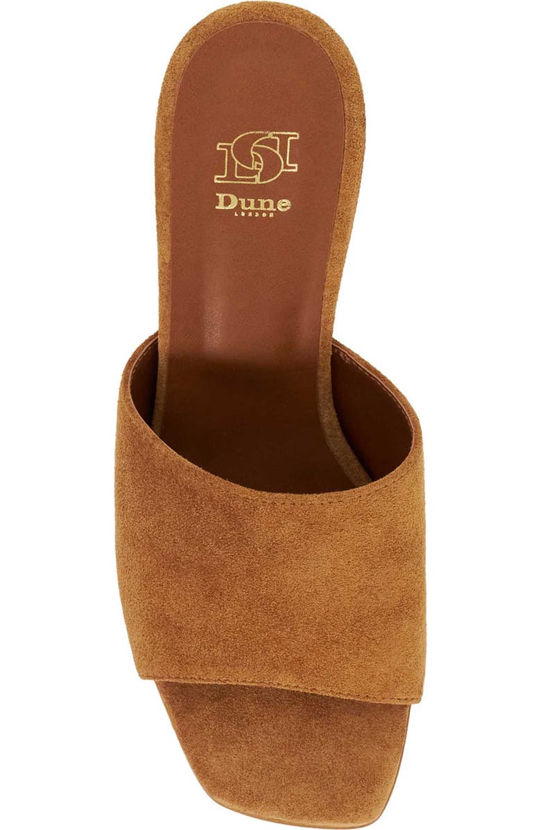 Dune London Jule Slide Sandal, Alternate, color, Tan