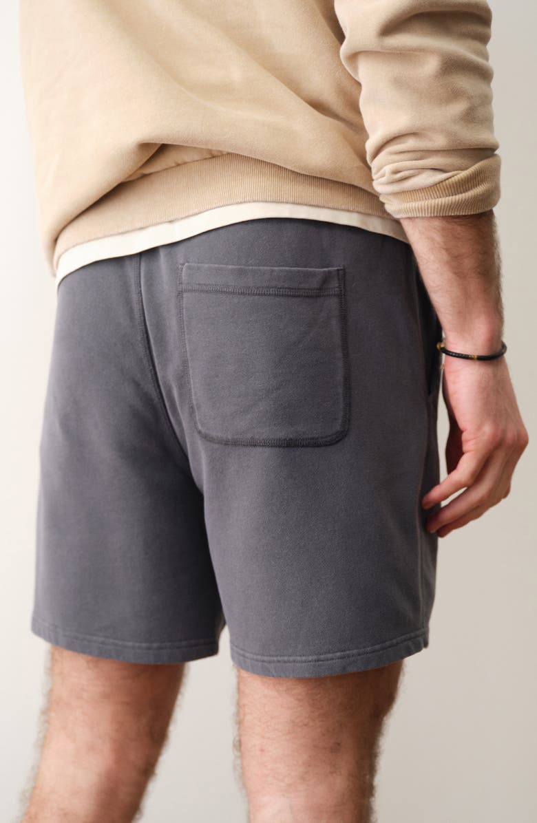Marine Layer Cloud 9 Terry Shorts, Alternate, color, Asphalt
