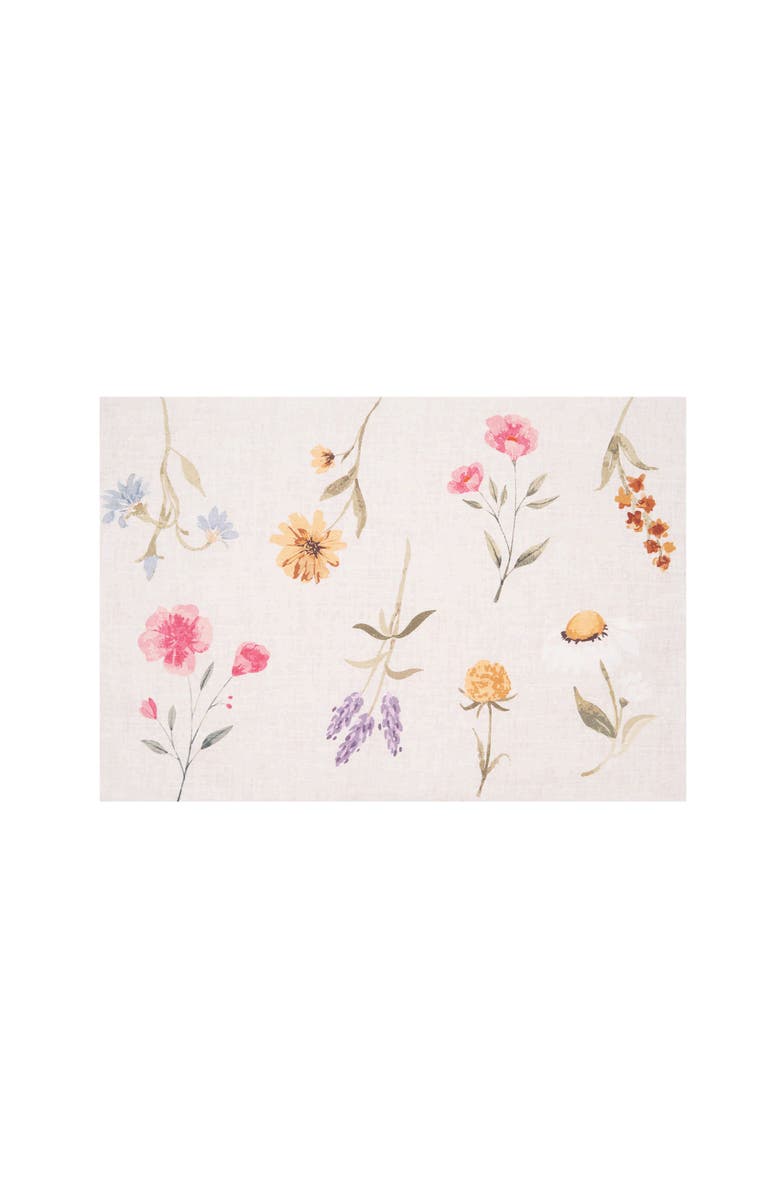 C&F Home April Showers Placemats Set of 6, 14" x 20", Alternate, color, Brown