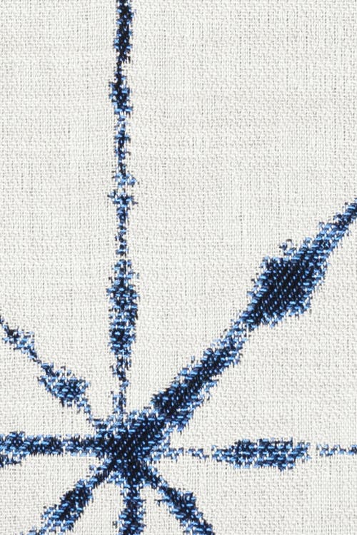 Elaine Smith Trilogy Indigo Indoor & Outdoor Woven Accent Pillow