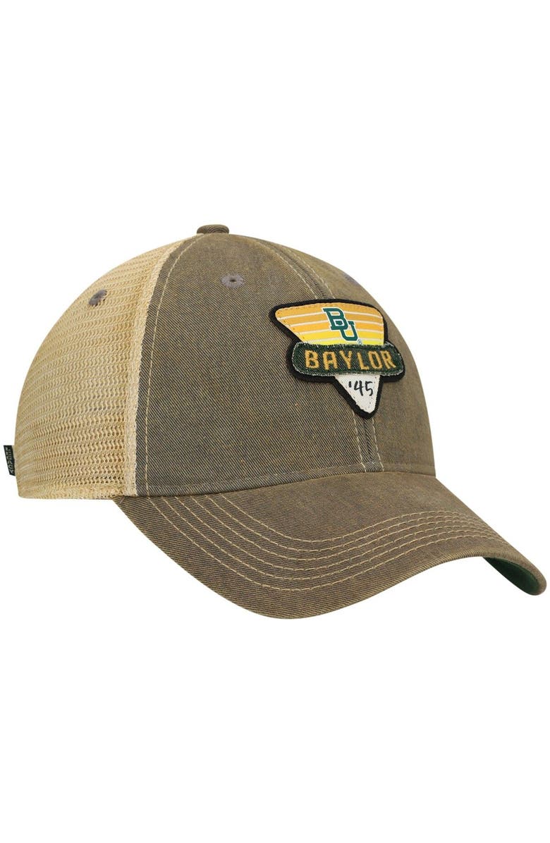 LEGACY ATHLETIC Men's Gray Baylor Bears Legacy Point Old Favorite Trucker Snapback Hat, Alternate, color, Gray