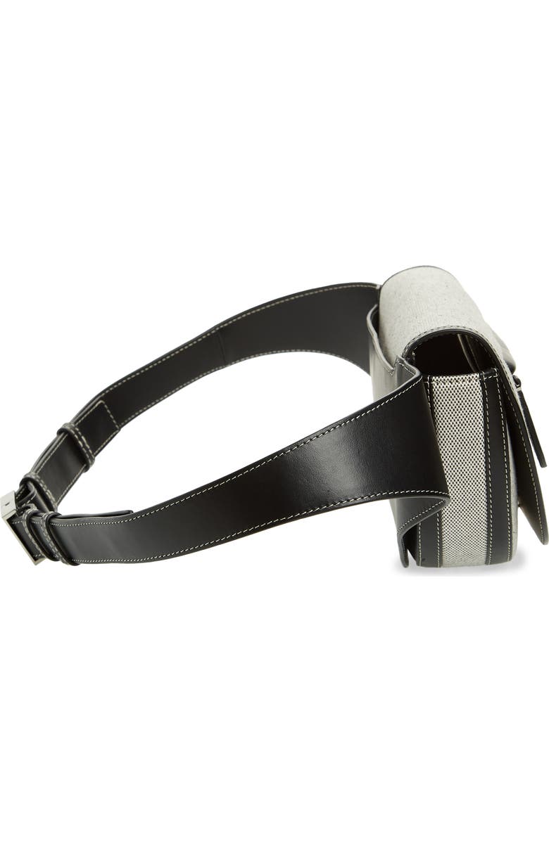 Burberry Olympia Horseferry Print Canvas Belt Bag, Alternate, color,