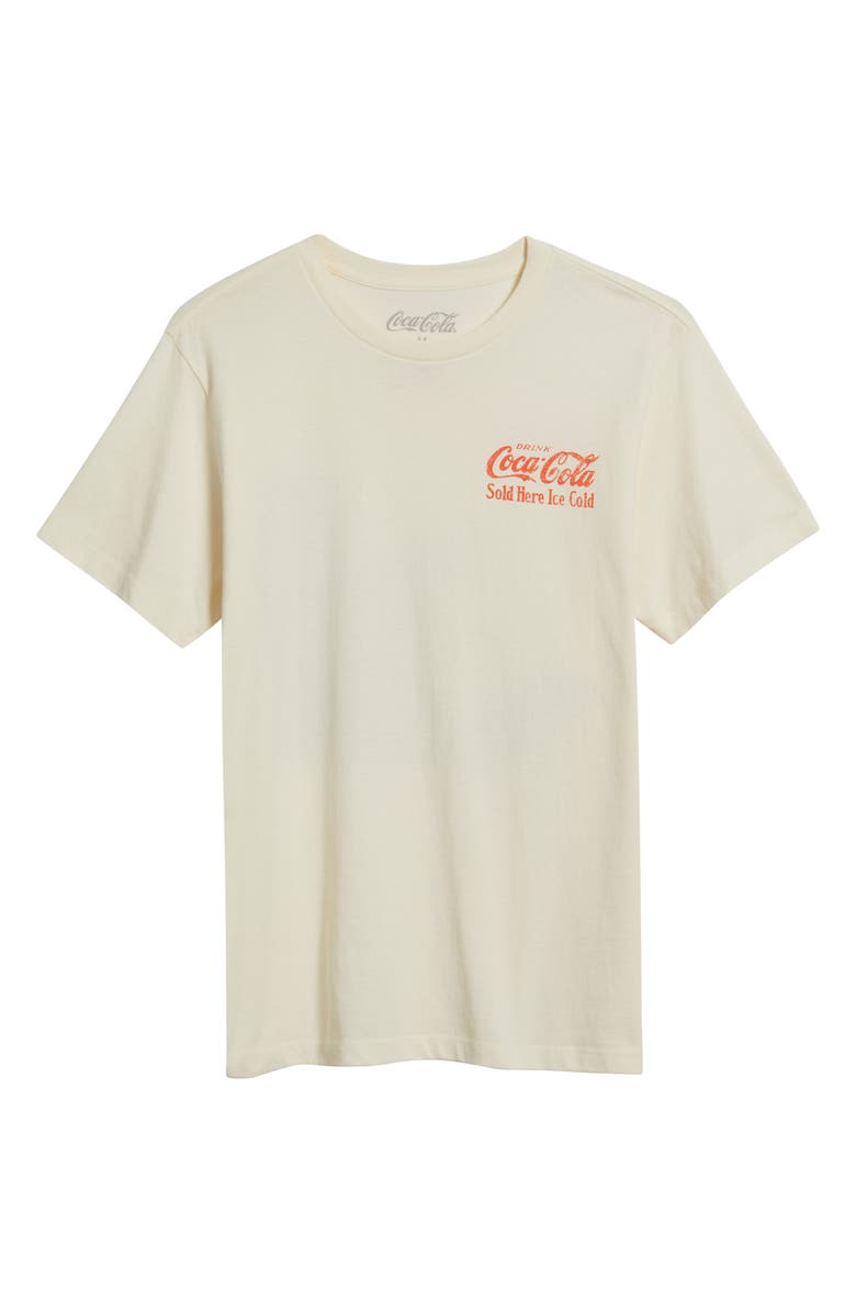 The Forecast Agency Coca-Cola Baseball Graphic T-Shirt, Alternate, color, Ivory