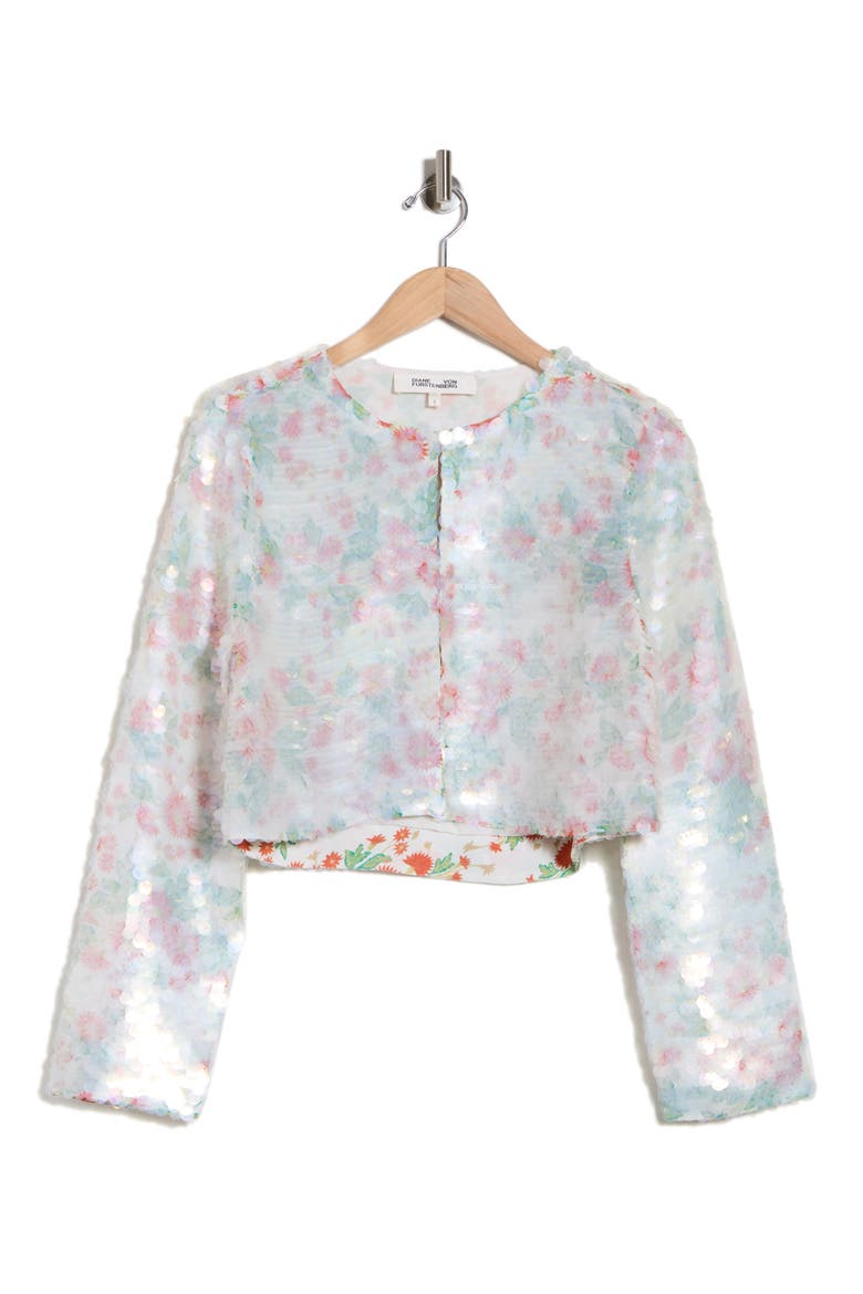 Arlene Sequin Jacket, Alternate, color, SEQUIN MARLENE BATIK IVORY