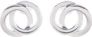 ARGENTO VIVO Interlocking Circles Stud Earrings
