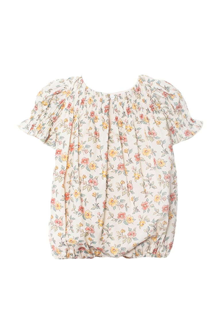 Audrey Flutter Sleeve Romper, Alternate, color, Ivory