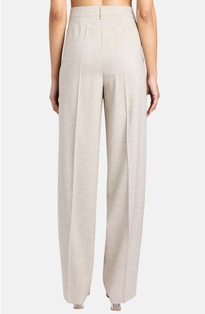 Santorelli Clarice Straight Leg Pants in Soft Viscose Blend, Alternate, color, Beige