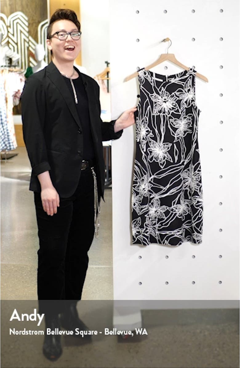 Vista Blooms Sheath Dress, sales video thumbnail