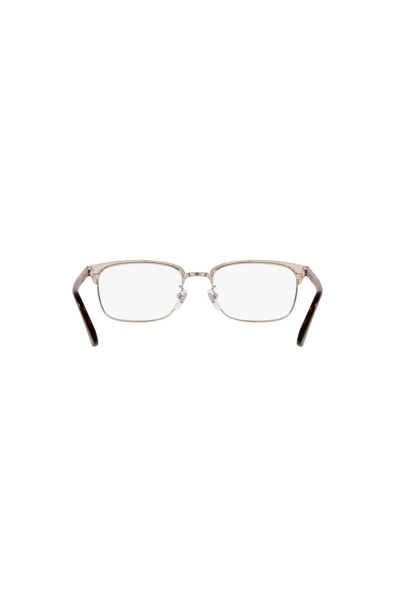 Gucci 53mm Rectangle optical glasses, Alternate, color, Blue