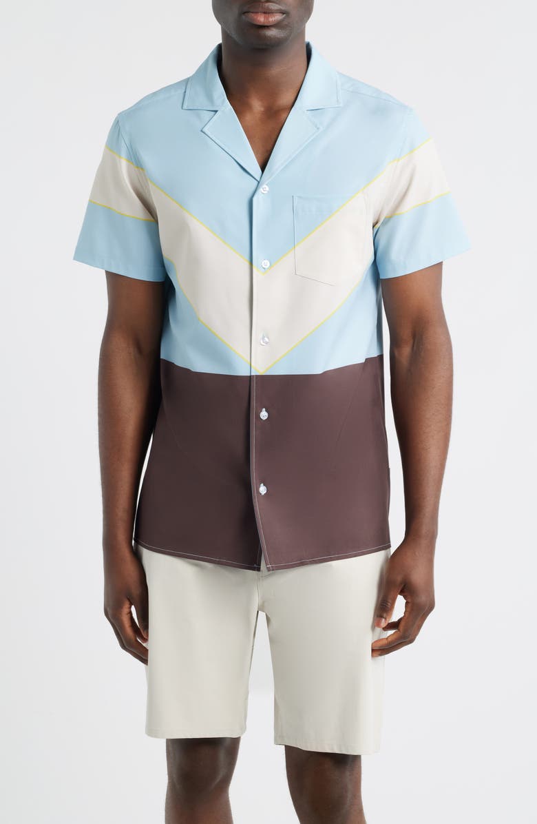 MAVRANS Heritage Weekend Button-Up Shirt, Main, color, Blue