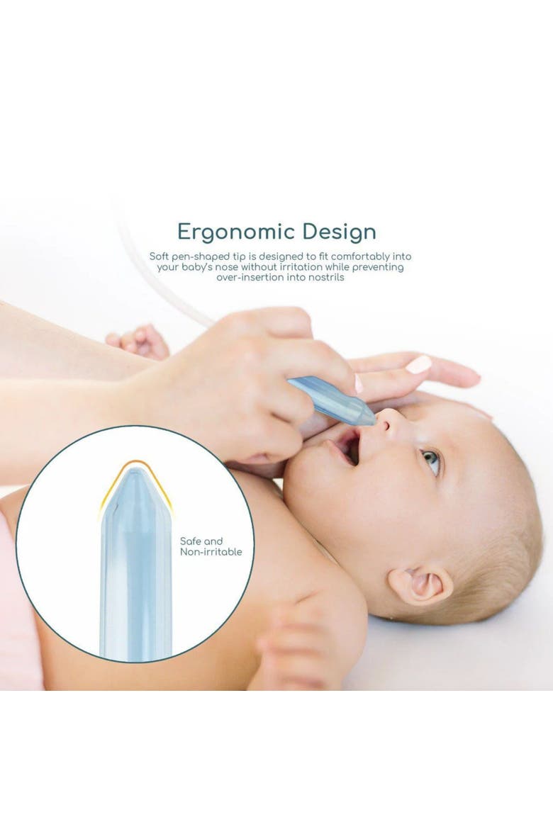 Baby Booger Sucker Blue, Gentle & Quick Mucus Removal, Alternate, color, White