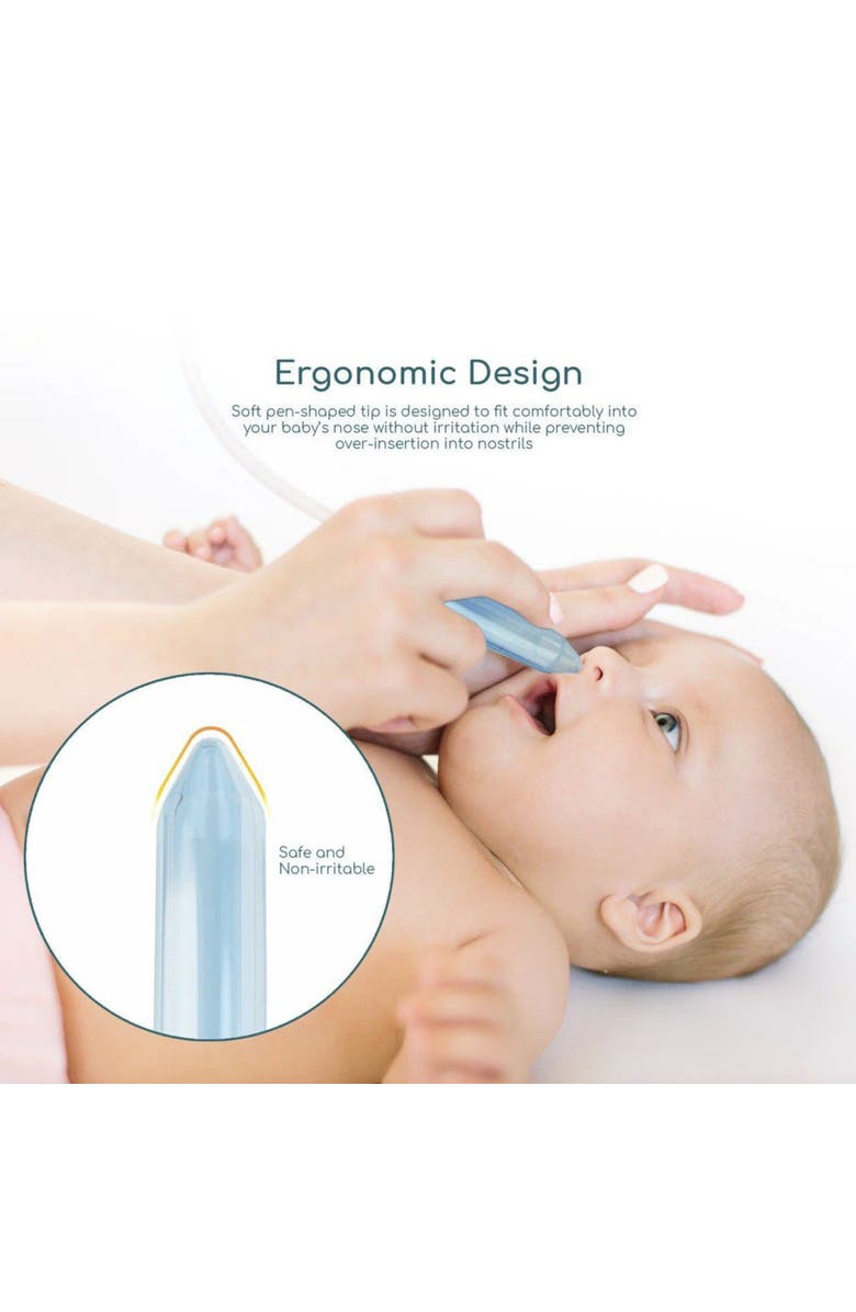 Little Martin's Baby Booger Sucker Blue, Gentle & Quick Mucus Removal, Alternate, color, White