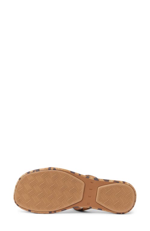 Reef Water Willow Marina Slide Sandal In Brown