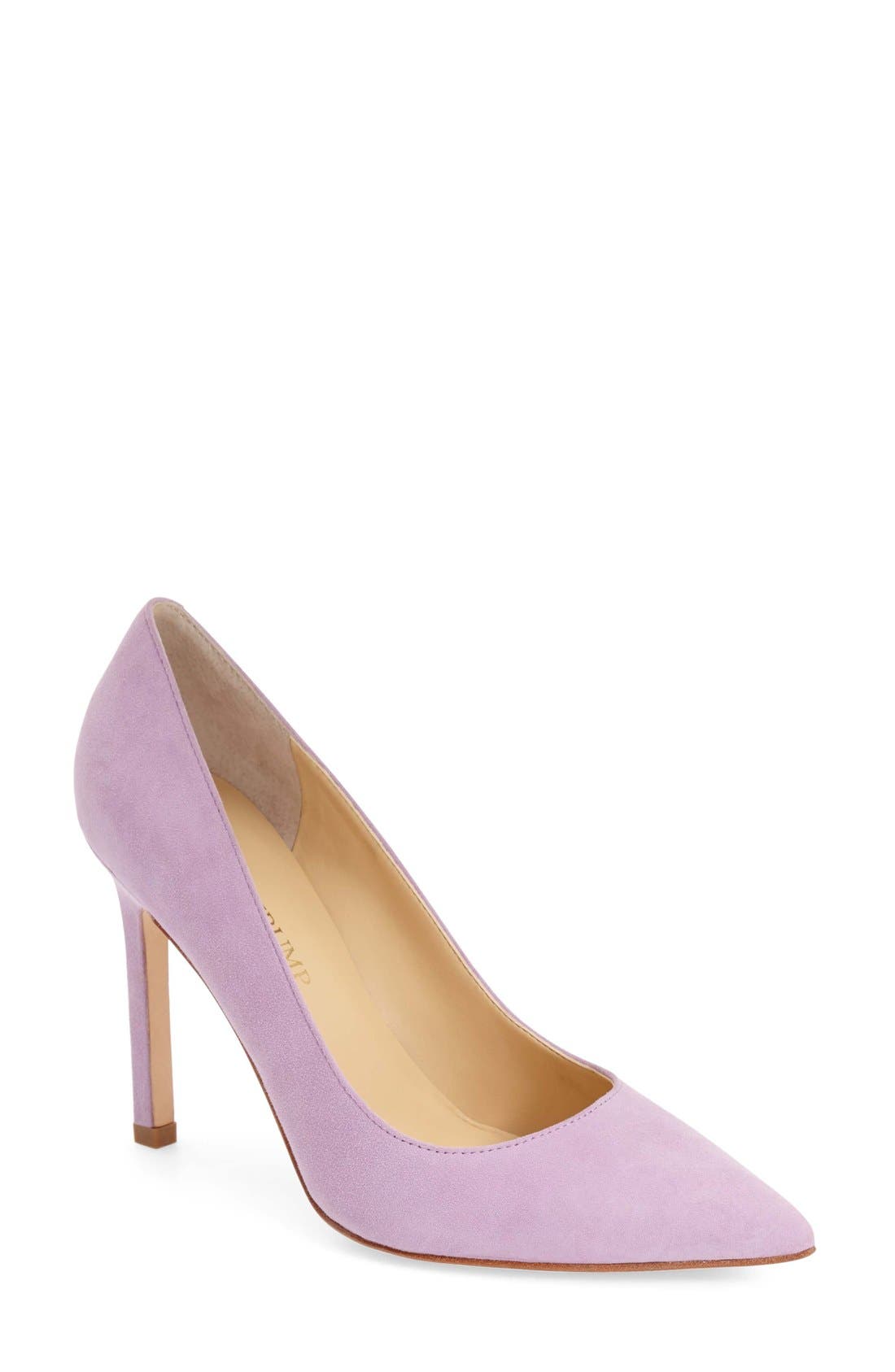 'Carra' Pump, Main, color, RICH LILAC SUEDE