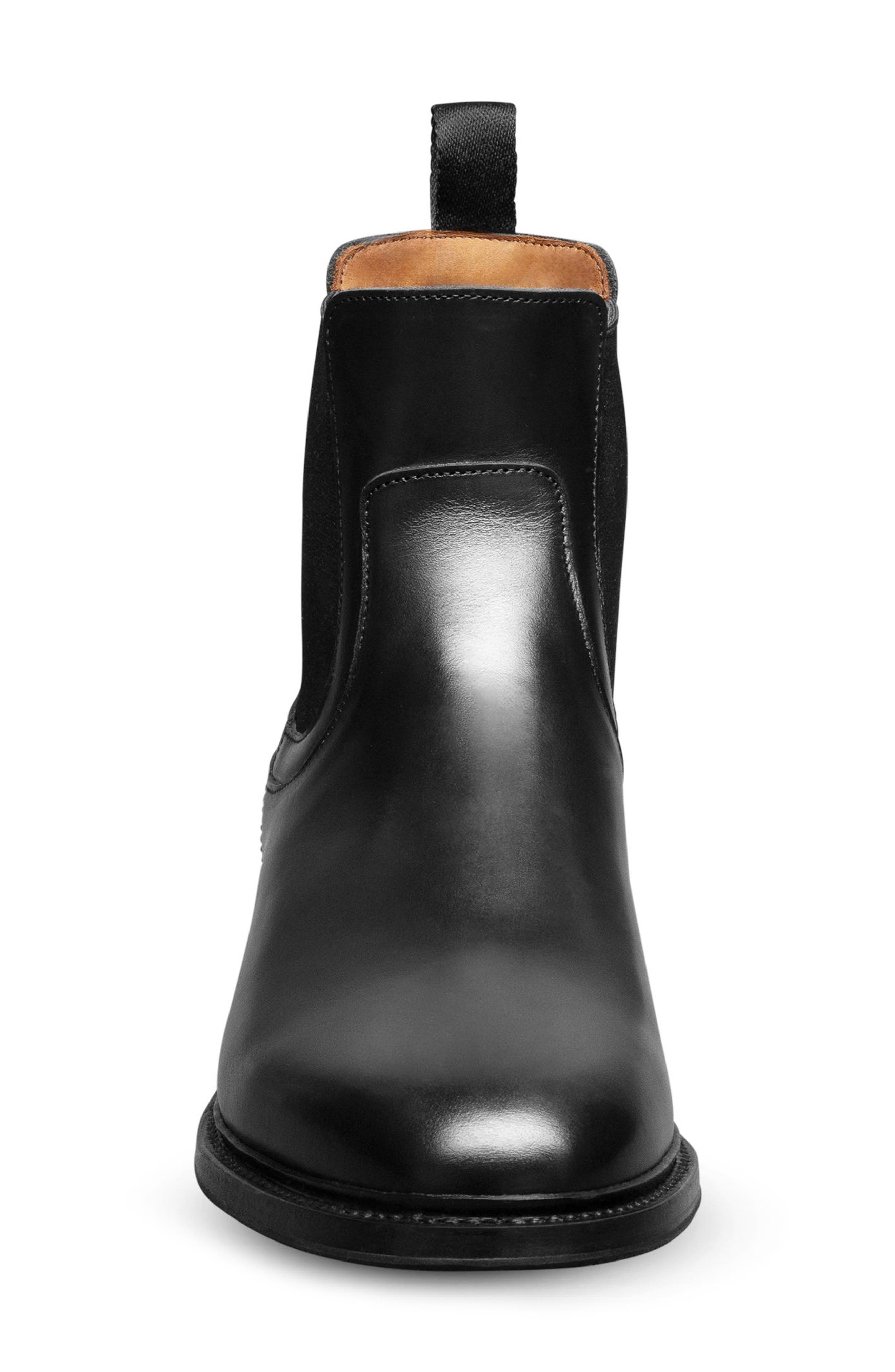 Allen Edmonds Tanner Chelsea Boot, Alternate, color, Black