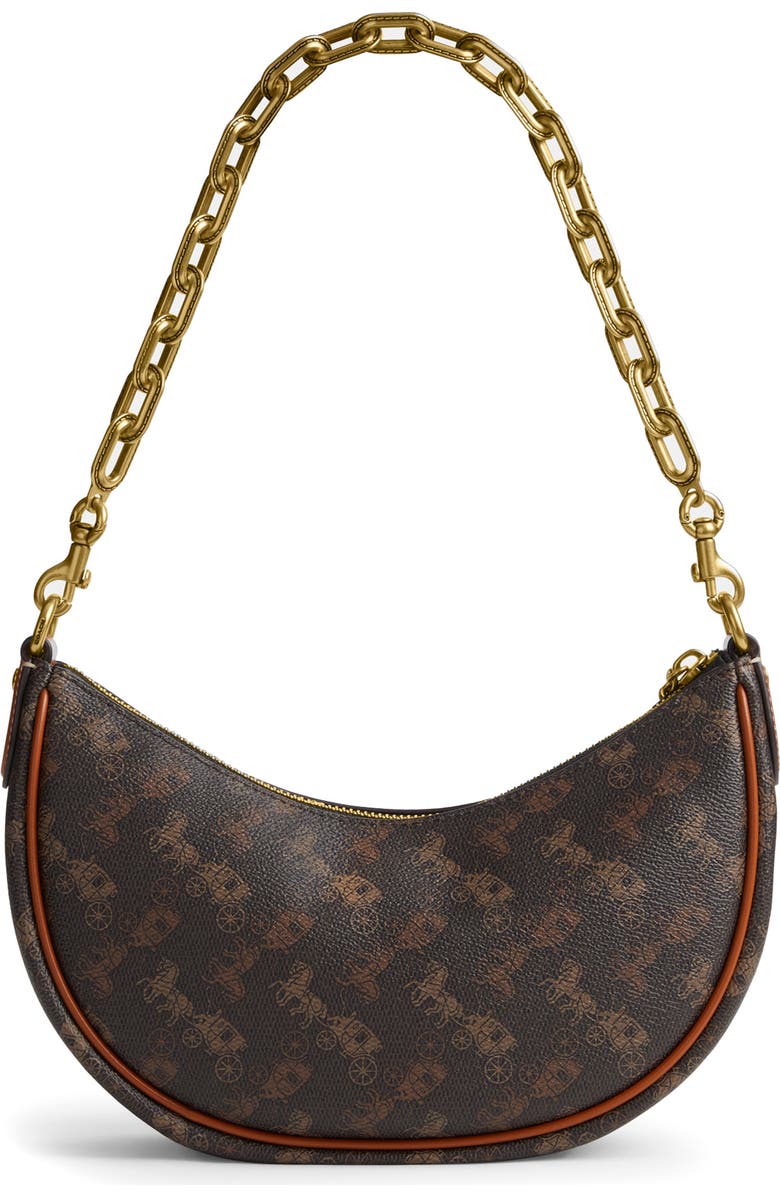 COACH Horse & Carriage Coated Canvas Shoulder Bag, Alternate, color,