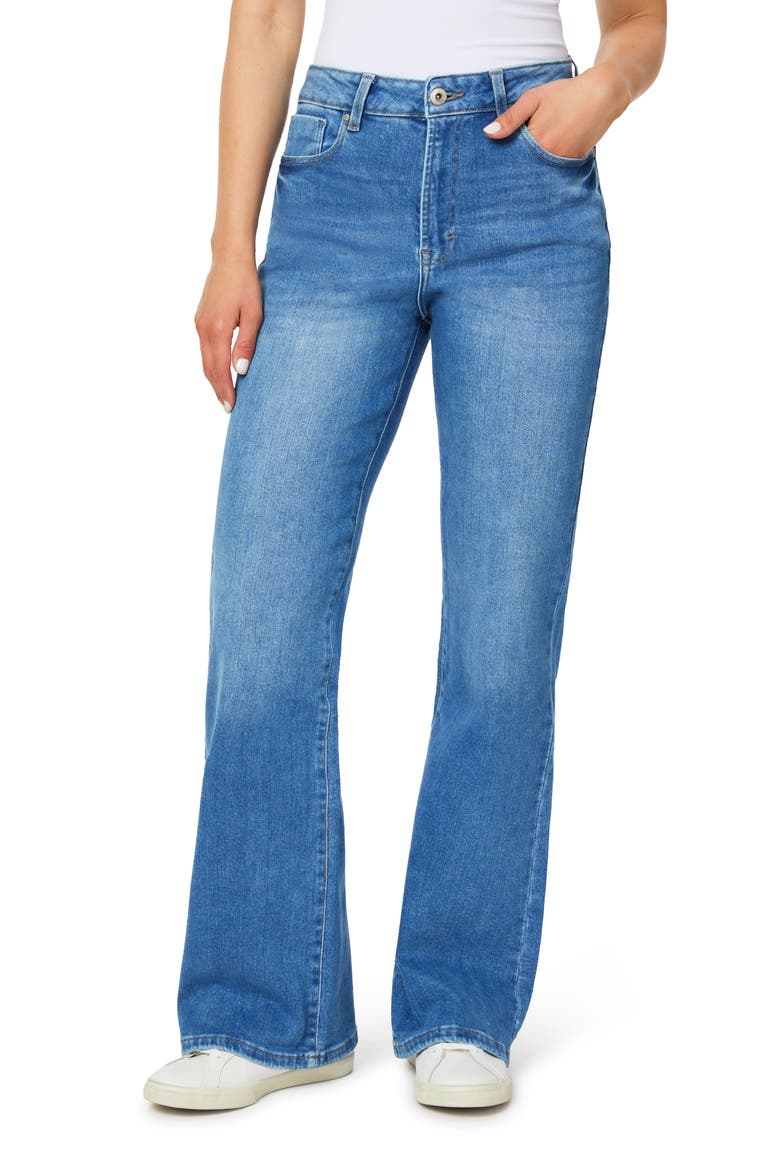 Violet Curvy Stretch Flare Jeans, Main, color, PAXTON